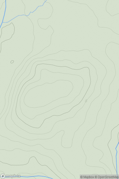 Thumbnail image for Summerhill showing contour plot for surrounding peak