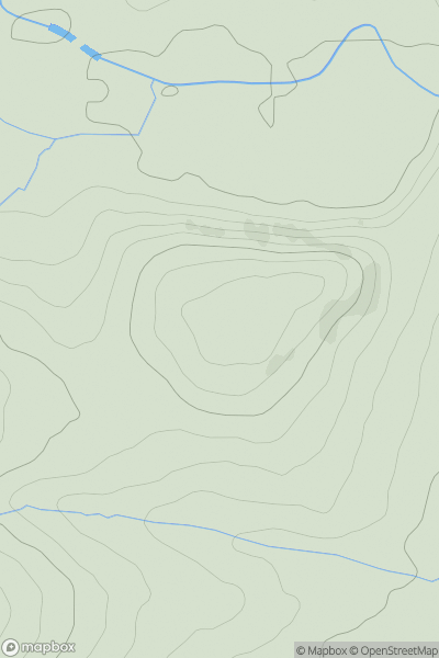 Thumbnail image for Gordonhill showing contour plot for surrounding peak
