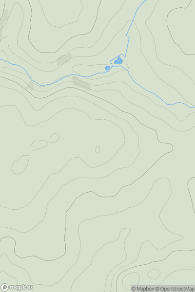 Thumbnail image for Hestow Hill showing contour plot for surrounding peak