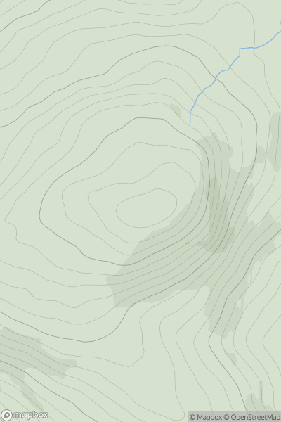 Thumbnail image for Cairn Table showing contour plot for surrounding peak