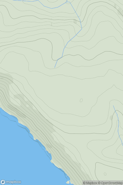 Thumbnail image for Wiggle Hill showing contour plot for surrounding peak