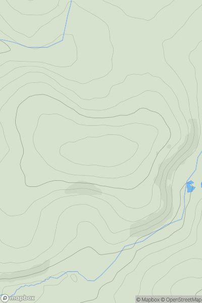 Thumbnail image for Botallick Hill showing contour plot for surrounding peak