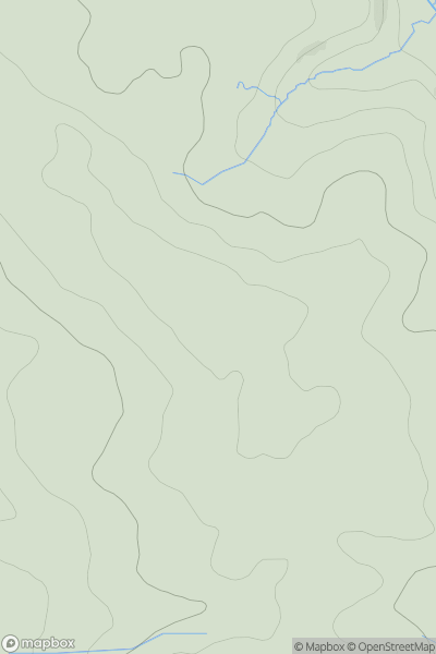 Thumbnail image for Stockleigh Hill showing contour plot for surrounding peak