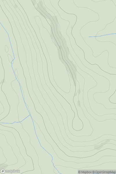 Thumbnail image for Dawlish Hill showing contour plot for surrounding peak