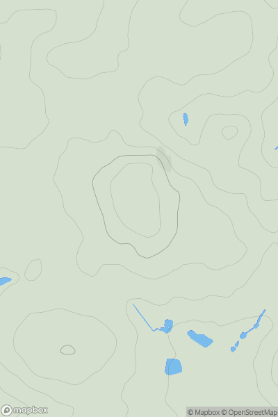 Thumbnail image for Lidmore Hill showing contour plot for surrounding peak