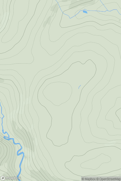 Thumbnail image for Trenant Hill showing contour plot for surrounding peak