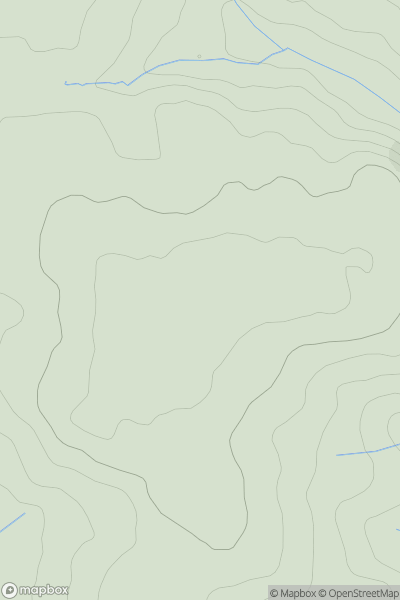 Thumbnail image for Bawdoe Hill showing contour plot for surrounding peak