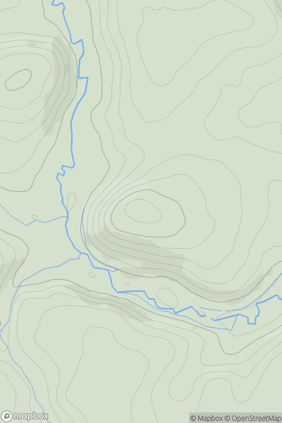 Thumbnail image for Englebourne Hill showing contour plot for surrounding peak