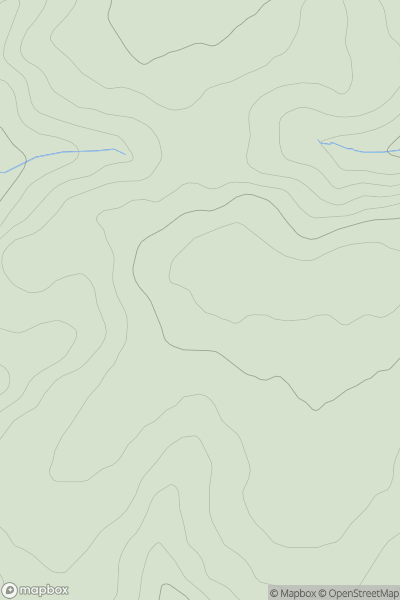 Thumbnail image for Sherford Cross showing contour plot for surrounding peak