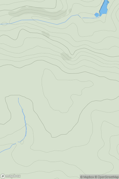 Thumbnail image for St John's Down showing contour plot for surrounding peak