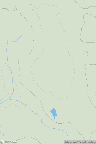 Thumbnail image for Chyenhal Moor showing contour plot for surrounding peak