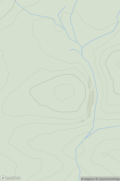 Thumbnail image for Trenerry Hill showing contour plot for surrounding peak