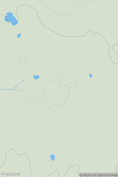 Thumbnail image for Goonhilly Down showing contour plot for surrounding peak