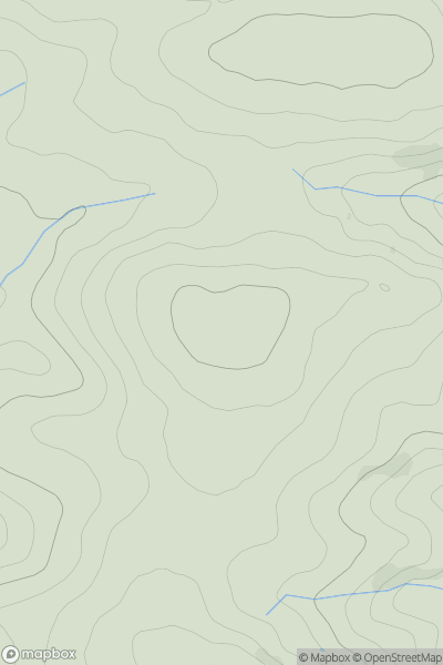 Thumbnail image for Windmills Hill showing contour plot for surrounding peak
