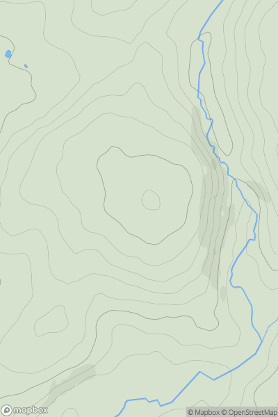 Thumbnail image for Whiteley Cross showing contour plot for surrounding peak