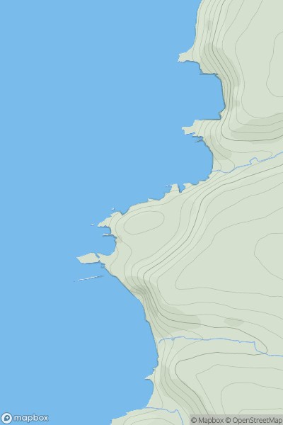 Thumbnail image for Smoothlands showing contour plot for surrounding peak