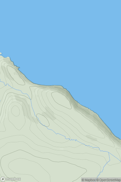 Thumbnail image for Gallantry Bower showing contour plot for surrounding peak