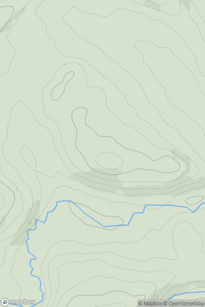 Thumbnail image for Highridge showing contour plot for surrounding peak