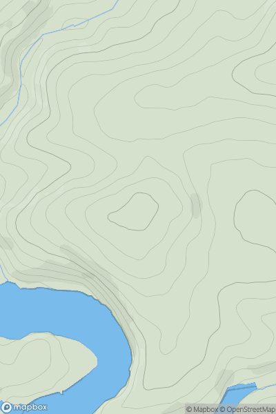 Thumbnail image for Aish Hill showing contour plot for surrounding peak