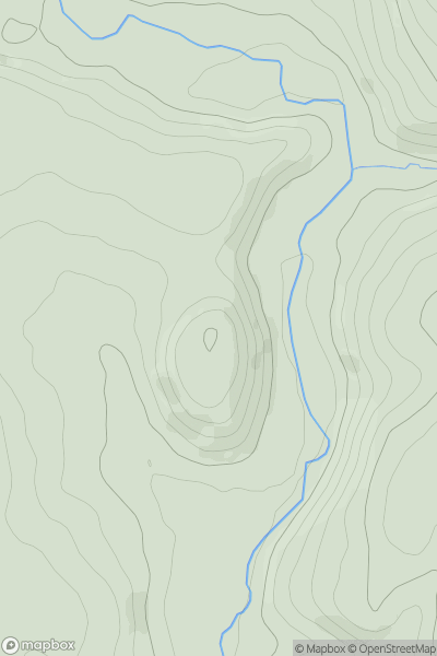 Thumbnail image for Cadson Bury showing contour plot for surrounding peak