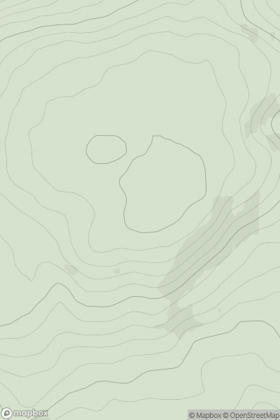 Thumbnail image for Stony Hill showing contour plot for surrounding peak