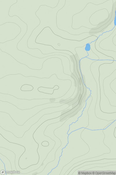 Thumbnail image for Hareston Hill showing contour plot for surrounding peak