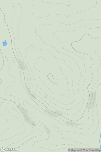 Thumbnail image for St Austell Golf Course showing contour plot for surrounding peak