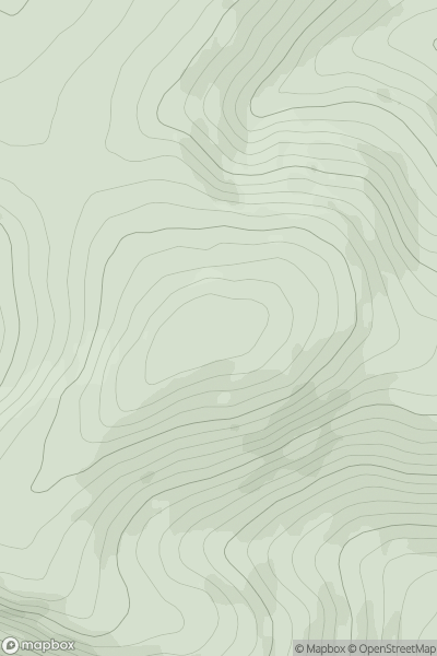 Thumbnail image for Cairnkinna Hill showing contour plot for surrounding peak