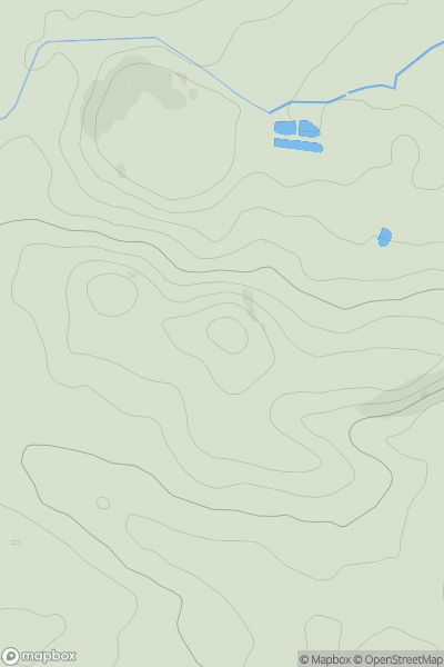 Thumbnail image for Highweek showing contour plot for surrounding peak