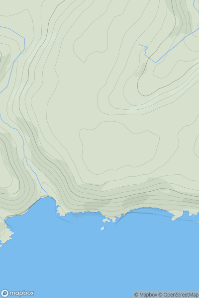 Thumbnail image for Parnall's Hill showing contour plot for surrounding peak