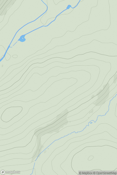Thumbnail image for Ermington Hill showing contour plot for surrounding peak