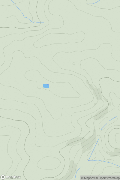 Thumbnail image for King's Tamerton showing contour plot for surrounding peak