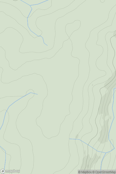 Thumbnail image for Trebollack Hill showing contour plot for surrounding peak