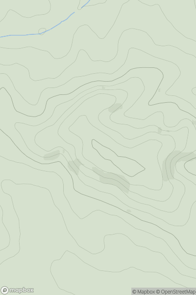 Thumbnail image for Warboro Hill showing contour plot for surrounding peak