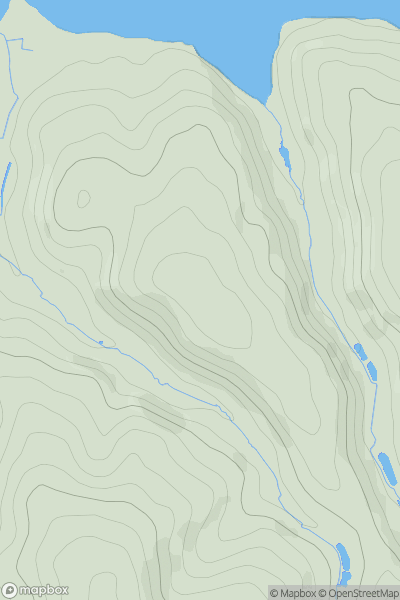 Thumbnail image for Charlecombe Hill showing contour plot for surrounding peak