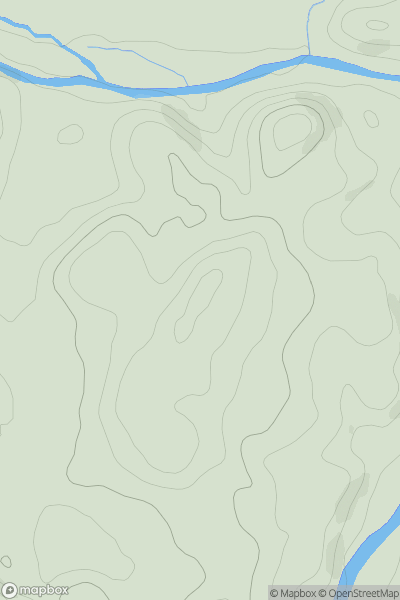 Thumbnail image for Dartington Hill showing contour plot for surrounding peak