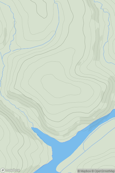 Thumbnail image for Were Down showing contour plot for surrounding peak