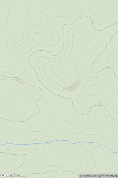 Thumbnail image for Pearce's Hill showing contour plot for surrounding peak