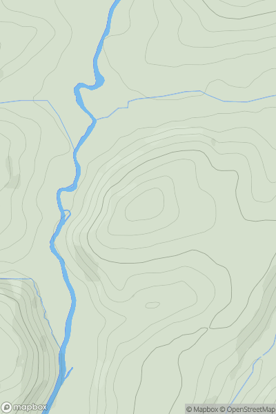 Thumbnail image for Orcheton Hill showing contour plot for surrounding peak