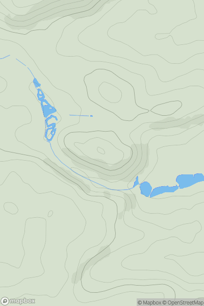 Thumbnail image for Clennon Hill showing contour plot for surrounding peak
