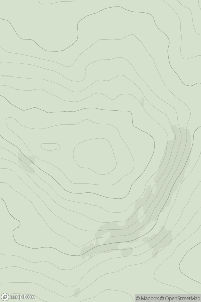 Thumbnail image for Bogrie Hill showing contour plot for surrounding peak