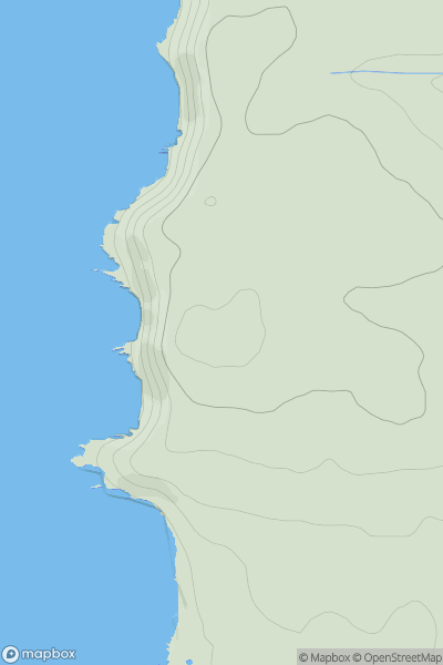 Thumbnail image for Longbeak Cliffs showing contour plot for surrounding peak