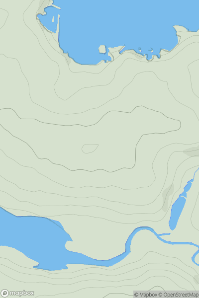 Thumbnail image for Trenance Hill showing contour plot for surrounding peak