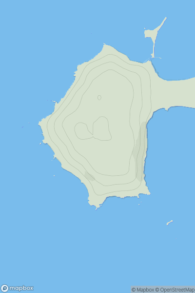 Thumbnail image for The Garrison showing contour plot for surrounding peak