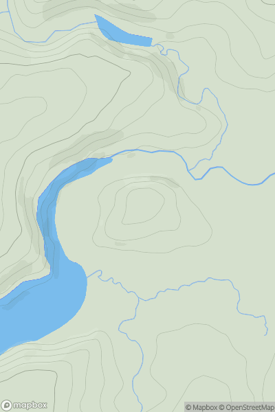 Thumbnail image for Ardevora Veor showing contour plot for surrounding peak