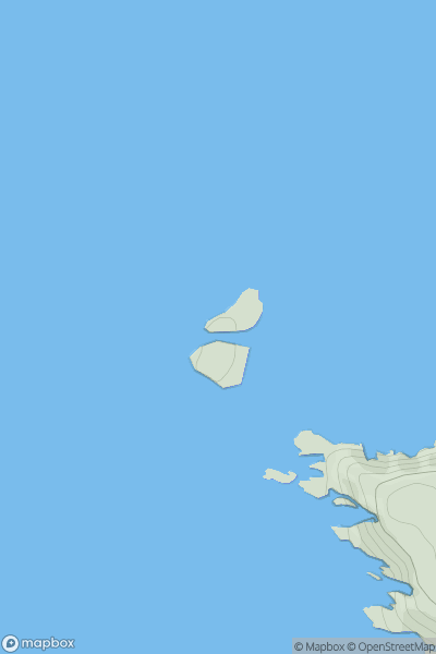 Thumbnail image for Carter's Rocks North showing contour plot for surrounding peak