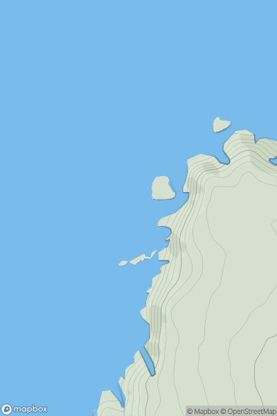 Thumbnail image for Long Island showing contour plot for surrounding peak