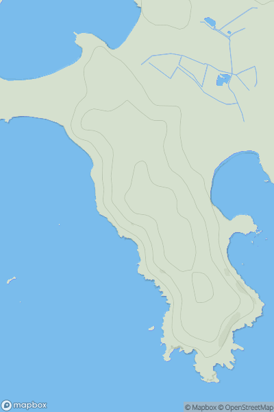 Thumbnail image for Peninnis Head showing contour plot for surrounding peak