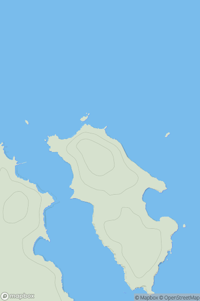 Thumbnail image for Kittern Hill (Gugh) showing contour plot for surrounding peak