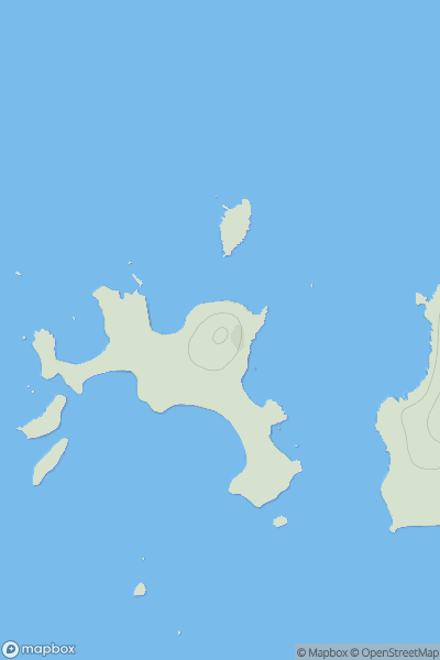 Thumbnail image for Great Hill (Tean) showing contour plot for surrounding peak